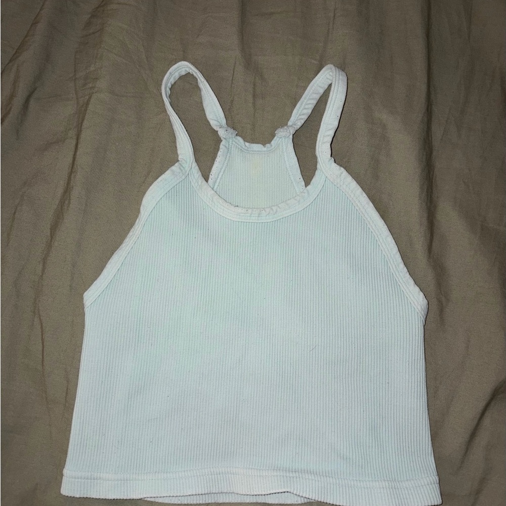Light Green FP Movement by Free People Happiness Runs Crop Tank